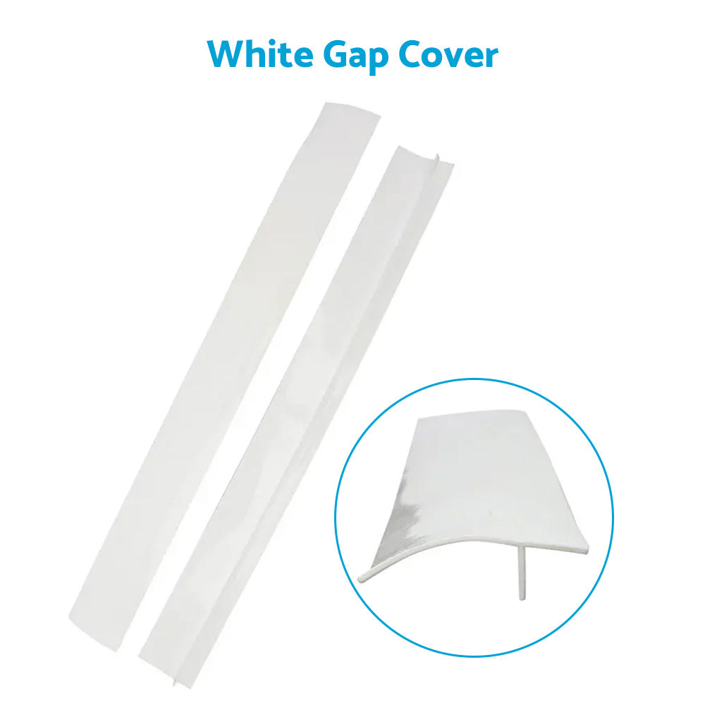 2x Kitchen Silicone Stove & Counter Gap Cover Oven Guard Spill Seal Slit Filler Suitable For Standard Counters
