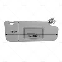 {{ Pair Sun Visor Left Right Suitable For Holden Barina TM 2011-2018 Grey }} - Buy Car Parts Online at {{ Kaka Auto Parts }}.