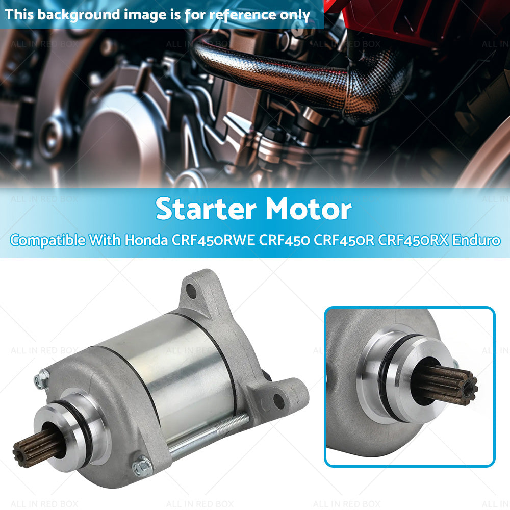 {{ Starter Motor Suitable For Honda CRF450RWE CRF450 CRF450R 450RX Enduro 2019-2022 }} - Buy Car Parts Online at {{ Kaka Auto Parts }}.