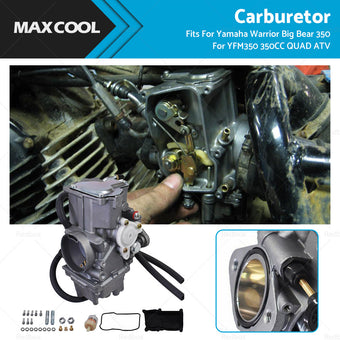 compare product Carburetor Suitable For Yamaha Warrior / Big Bear 350 YFM350 350CC 1987-2004 Quad ATV