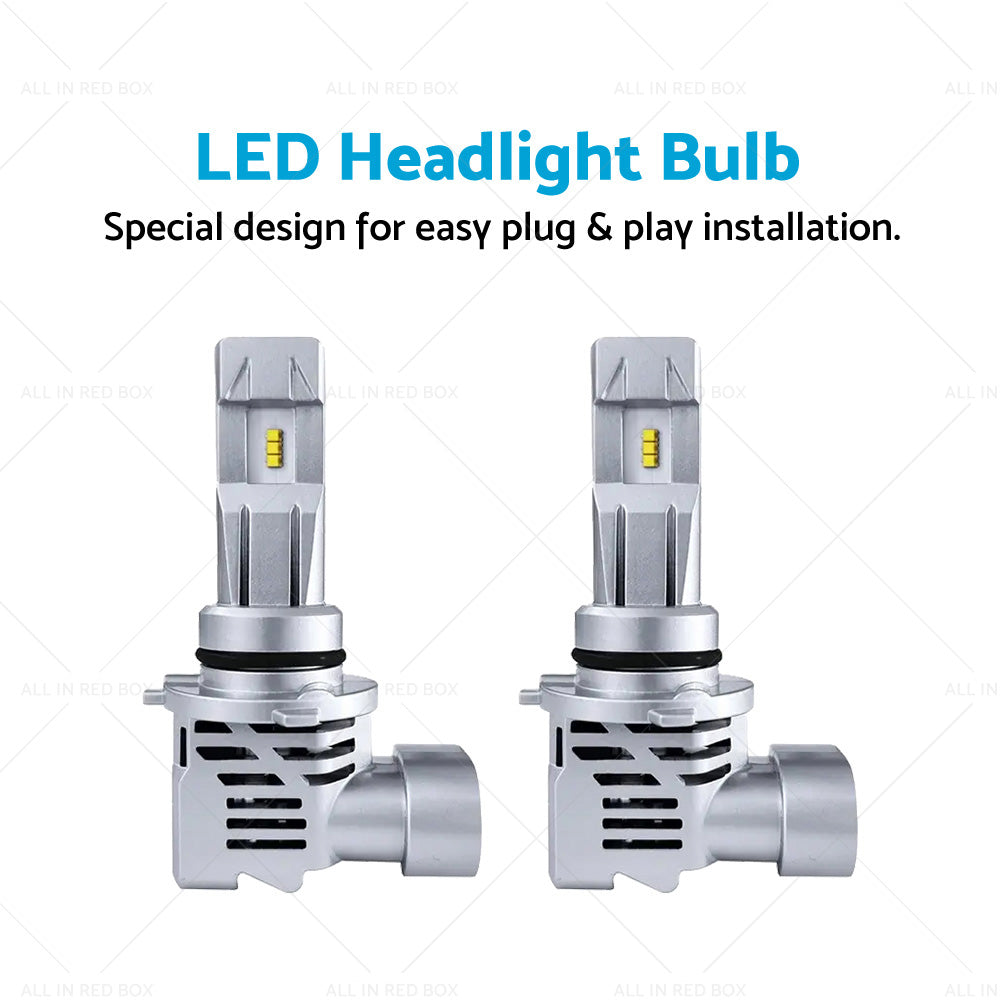 {{ 9006 HB4 9012 HIR2 LED Headlight Kit Bulbs 6000K White Fog Light Globe Lamp }} - Buy Car Parts Online at {{ Kaka Auto Parts }}.