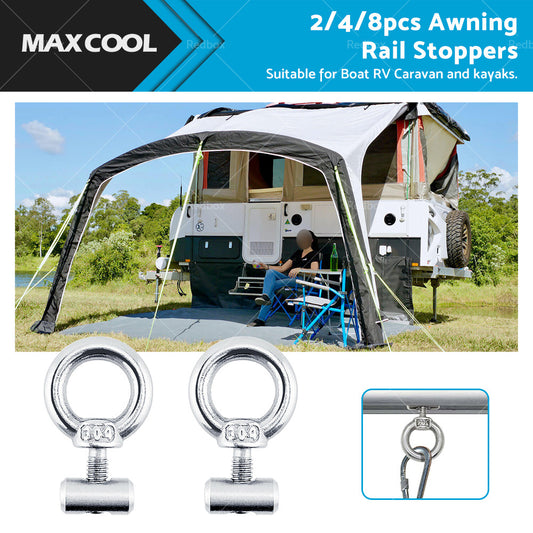 {{ 2 or 4 or 8PCS Awning Rail Stoppers Rail Track Screws for Boat Caravan Stainless Steel }} - Buy Car Parts Online at {{ Kaka Auto Parts }}.