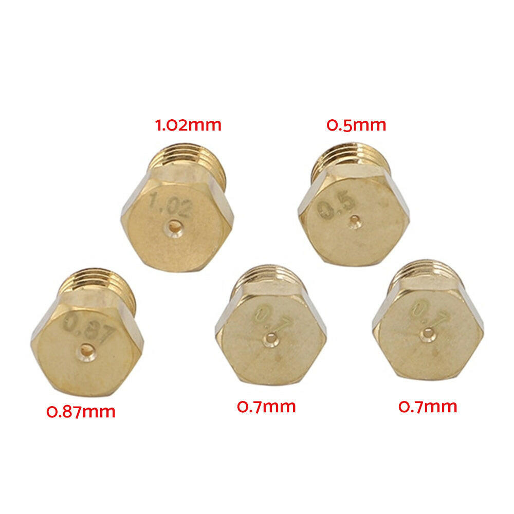 LPG Gas Jet Set Burner Gas Hob LPG Conversion Kit Jets Nozzles Propane Injectors