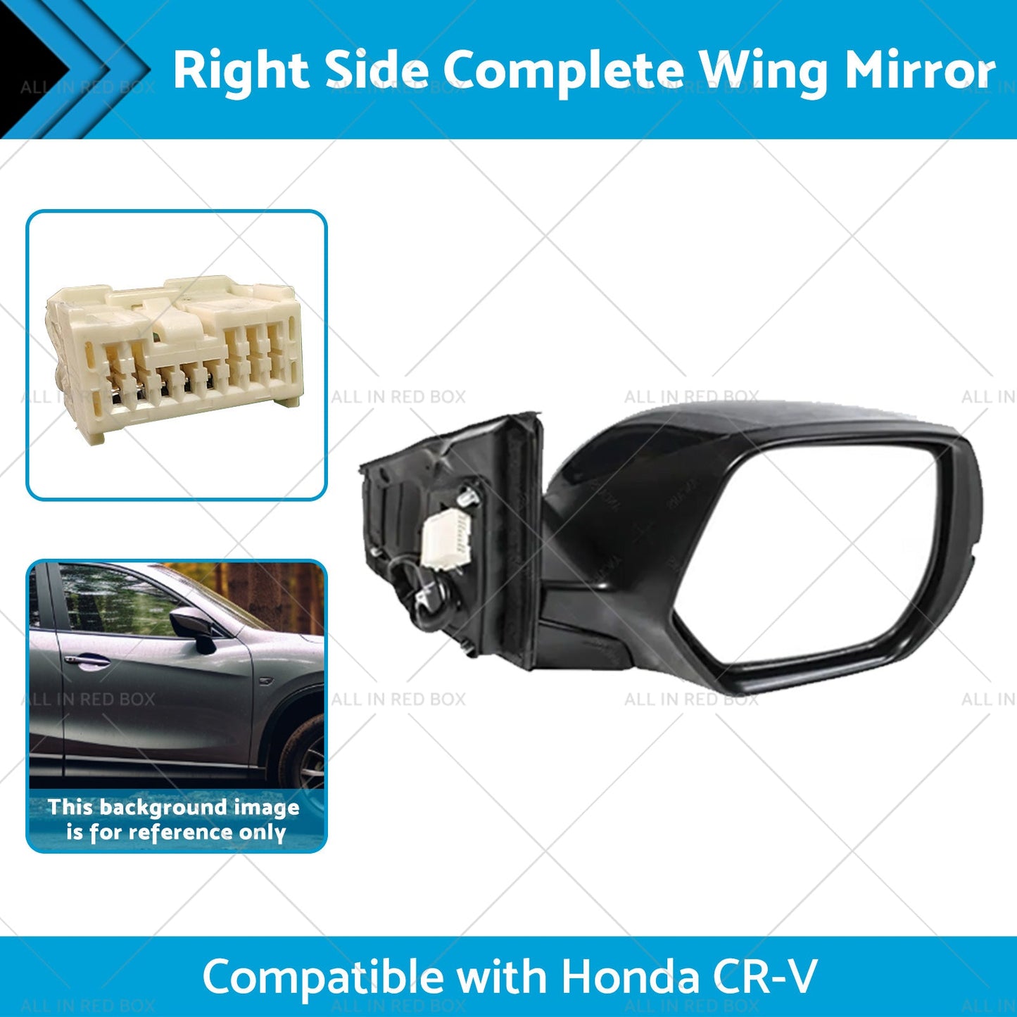 {{ Right Door Mirror Suitable for Honda CRV CR-V RM 2012-2017 Blinker RH }} - Buy Car Parts Online at {{ Kaka Auto Parts }}.
