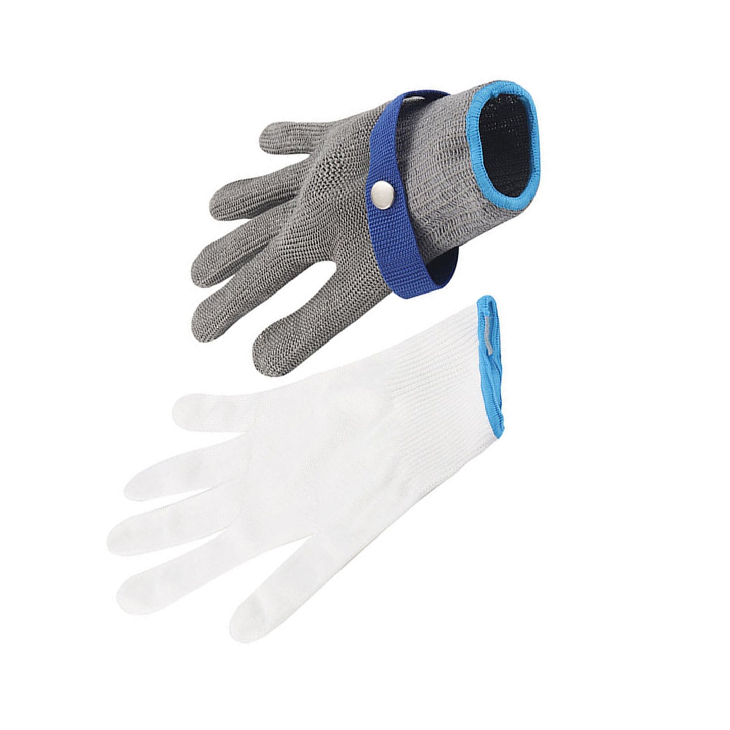 Safety Stainless Steel Cut-Proof Stab-Resistant Wire Mesh Butcher Gloves