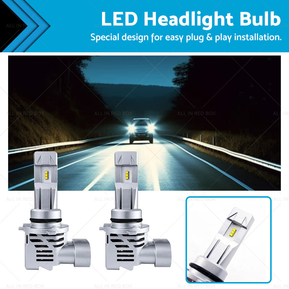 {{ 9006 HB4 9012 HIR2 LED Headlight Kit Bulbs 6000K White Fog Light Globe Lamp }} - Buy Car Parts Online at {{ Kaka Auto Parts }}.