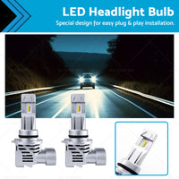 {{ 9006 HB4 9012 HIR2 LED Headlight Kit Bulbs 6000K White Fog Light Globe Lamp }} - Buy Car Parts Online at {{ Kaka Auto Parts }}.