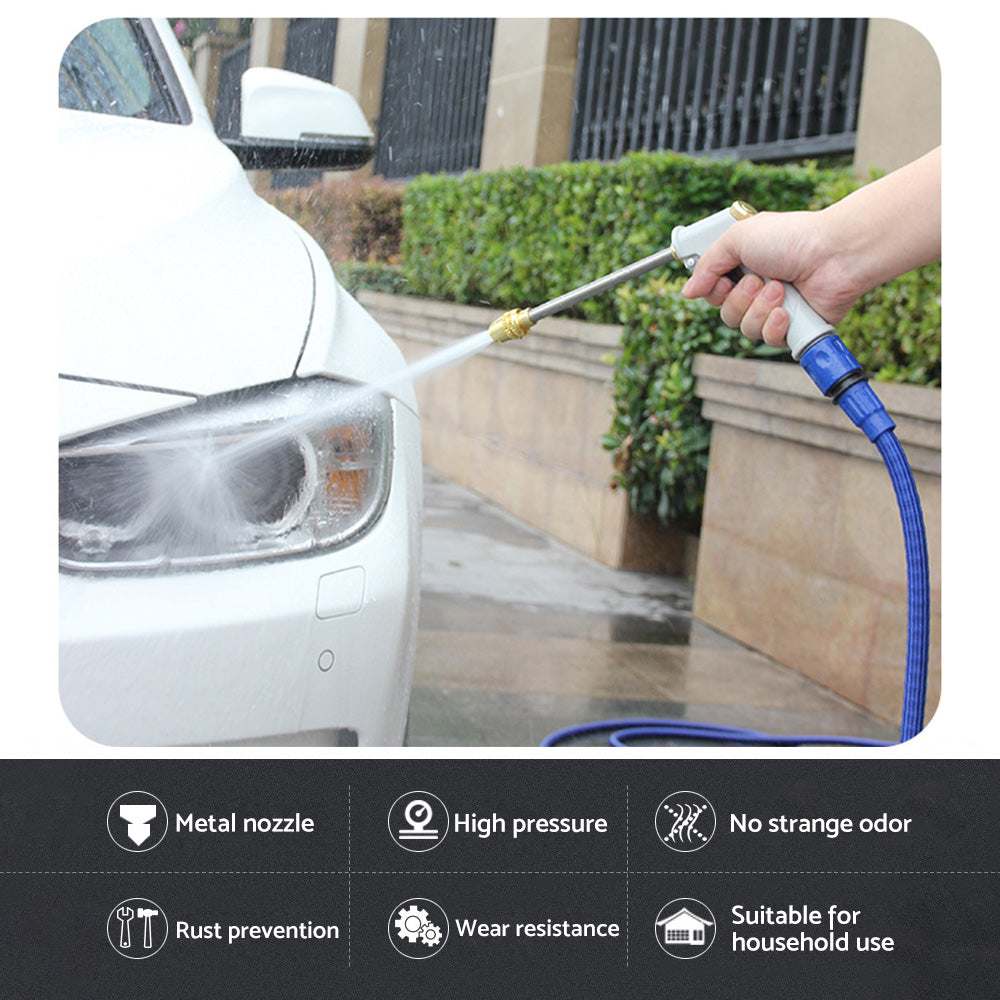 High Pressure Water Hose Nozzle Long Spray Nozzle Garden Hose Garden Car Wash