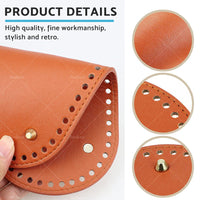 {{ 8PCS PU Leather Shaper Base Pad DIY Crochet Bag Bottom Oval Knitting Accessories }} - Buy Car Parts Online at {{ Kaka Auto Parts }}.
