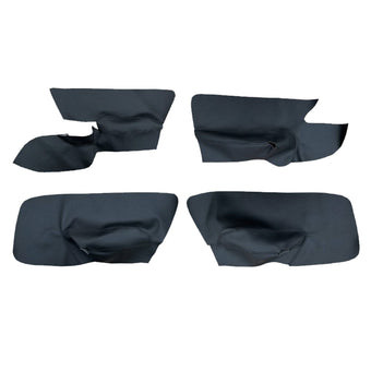 compare product 4x Black Leather LH RH Door Armrest Panel Cover Suitable For VW Jetta Golf MK5