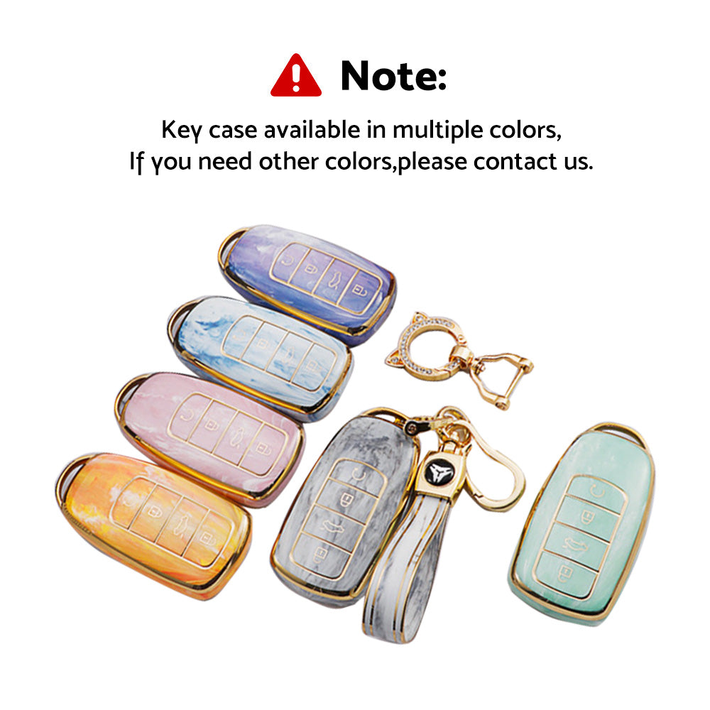 Car Remote Key Fob Case Cover TPU Pink Suitable For Chery Omoda 5