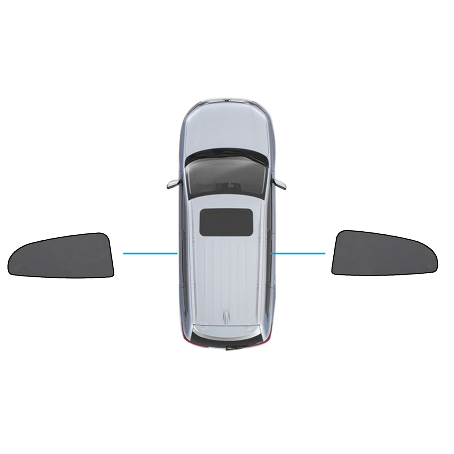 {{ Car Window Sun Blind Suitable for Mercedes Benz GLA Class 2014-2019 Magnetic }} - Buy Car Parts Online at {{ Kaka Auto Parts }}.