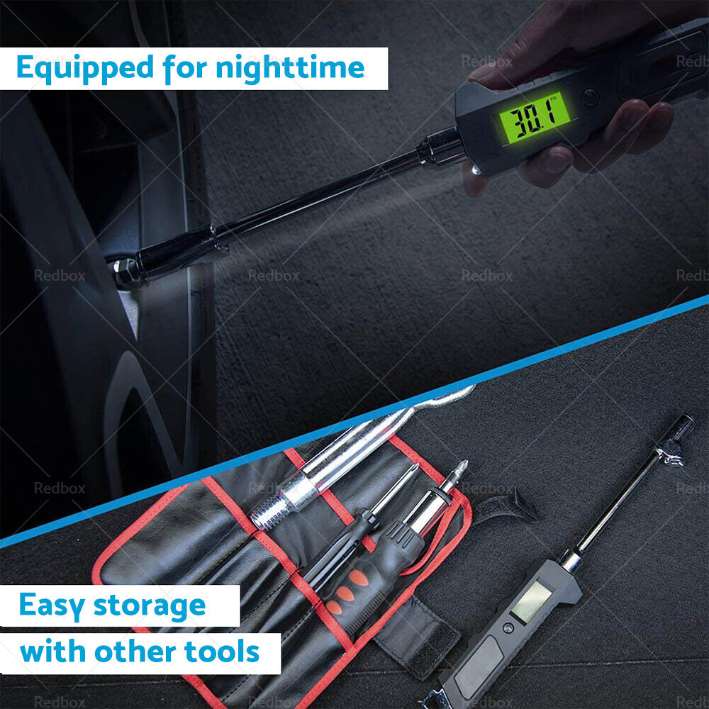 {{ 30 PSI Tire Pressure Guage Digital Car Bike Truck Air Meter Tester Tyre Gauge }} - Buy Car Parts Online at {{ Kaka Auto Parts }}.