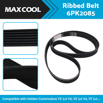 compare product Ribbed Belt 6PK2085 fits Holden Commodore VE 3. 0 V6, VE 3. 6 V6, VF 3. 0