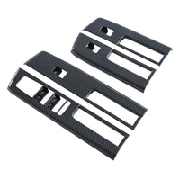 4x Window Lift Panel Cover Trim Suitable For Mitsubishi L200 / Triton 2023-2025 Carbon