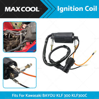 {{ Ignition Coil Fit For Kawasaki BAYOU 300 KLF 300 KLF300C 1986-2004 ATV Quad Bike }} - Buy Car Parts Online at {{ Kaka Auto Parts }}.