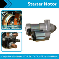 {{ New Starter Motor Fits Nissan X-Trail T30 T31 QR25DE 2. 5L Auto Petrol 1998-2006 }} - Buy Car Parts Online at {{ Kaka Auto Parts }}.