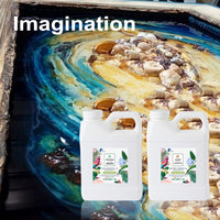 {{ 8Ltr Epoxy Resin 1 1 AB Kit Art DIY UV Crafts Glass  and  Water Clear Epoxy Coating }} - Buy Car Parts Online at {{ Kaka Auto Parts }}.