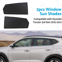 {{ 2PCS Rear Car Window Sun Shades Suitable For Hyundai Tucson 3rd Gen 2015-2021 }} - Buy Car Parts Online at {{ Kaka Auto Parts }}.
