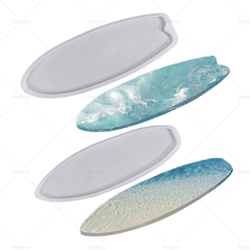 {{ Surfboard Silicone Epoxy Resin Tray Mold Surf Board DIY Ocean Wave Serving Board }} - Buy Car Parts Online at {{ Kaka Auto Parts }}.