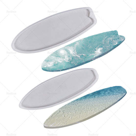 {{ Surfboard Silicone Epoxy Resin Tray Mold Surf Board DIY Ocean Wave Serving Board }} - Buy Car Parts Online at {{ Kaka Auto Parts }}.