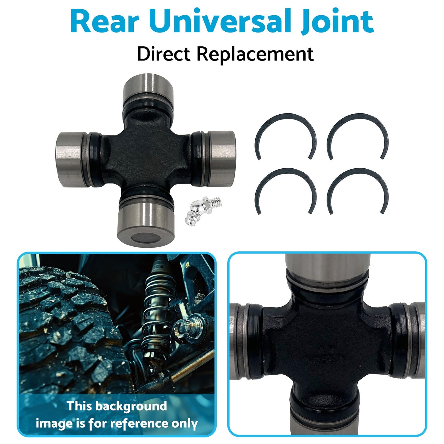 Rear Universal Joint Suitable For Nissan Patrol GQ Y60 GU Y61 TD42 TB45E RUJ-2028