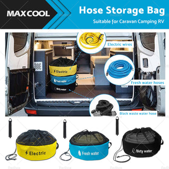 compare product Storage Bag Caravan Camping RV Cable Organizer Water Hose Electrical Cords