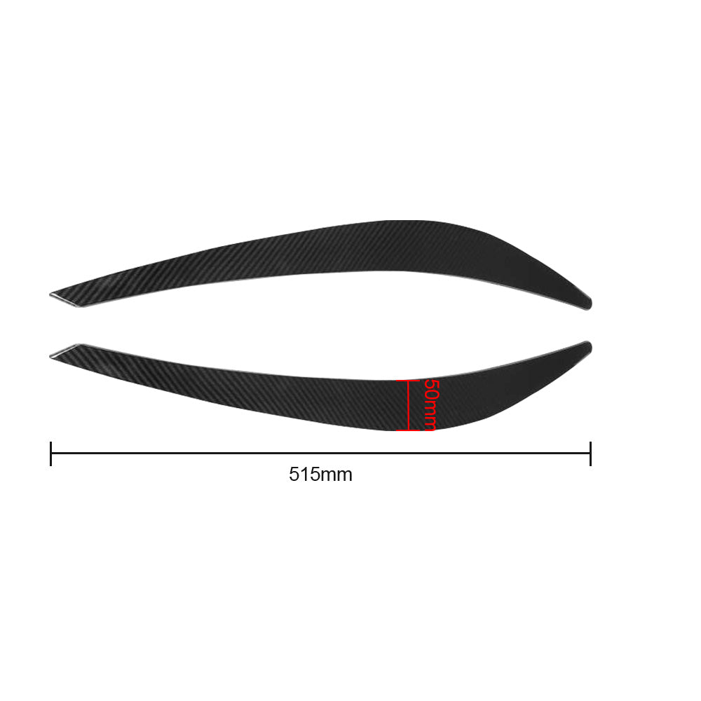 {{ Carbon Fiber Style Headlight Eyebrow Trims Covers for Holden Commodore VF SS SSV }} - Buy Car Parts Online at {{ Kaka Auto Parts }}.