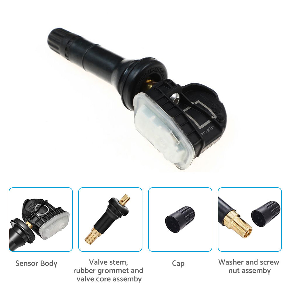 4x Tire Pressure Sensor Suitable For Ford Ranger Focus Fiesta Ecosport EV6T-1A180-DC