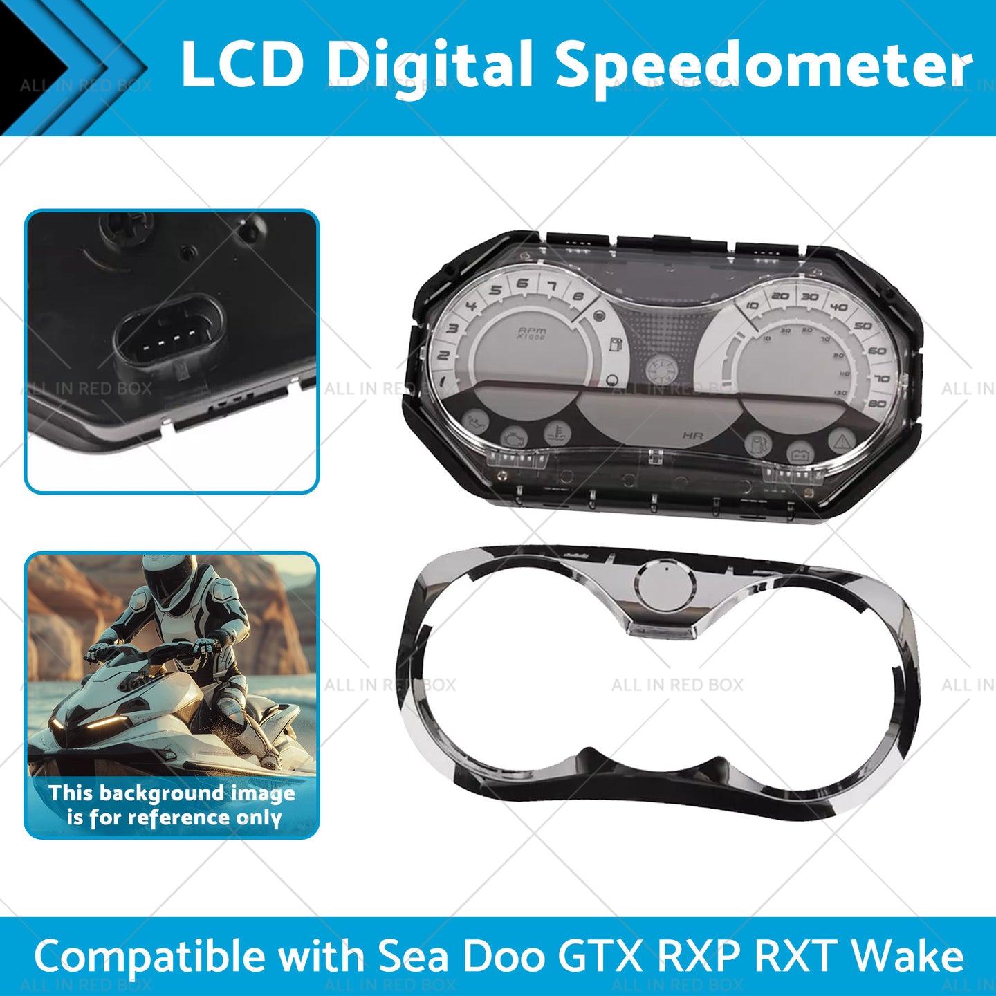 {{ 278002270 LCD Digital Speedometer Suitable for Sea Doo GTX RXP RXT Wake 06-11 }} - Buy Car Parts Online at {{ Kaka Auto Parts }}.