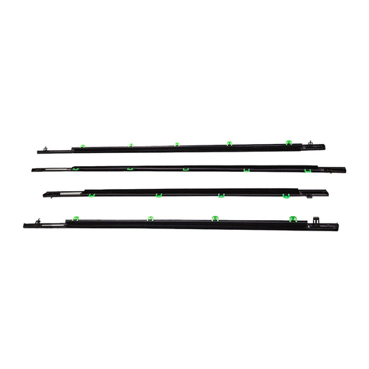 Black Weatherstrip Window Moulding Trim Seal Suitable For Honda CR-V 2007-2011