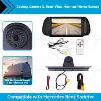 {{ Brake Light Backup Camera W or  7''Monitor Suitable for 07-19 Sprinter or VW Crafter }} - Buy Car Parts Online at {{ Kaka Auto Parts }}.