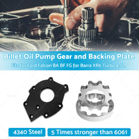 {{ Billet Oil Pump Gears and Backing Plate Fits for Falcon BA BF FG Barra XR6 Turbo }} - Buy Car Parts Online at {{ Kaka Auto Parts }}.