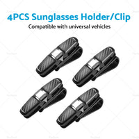 {{ 4PCS Luxury Car Sunglasses Holder Car Visor Sunglasses Clip Sun Ticket Card Hold }} - Buy Car Parts Online at {{ Kaka Auto Parts }}.