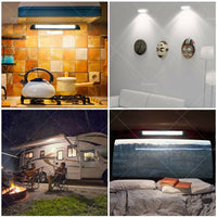 256mm 12V 9 LED Awning Light Touch Switch Strip Bar Caravan Camper Boat Marine