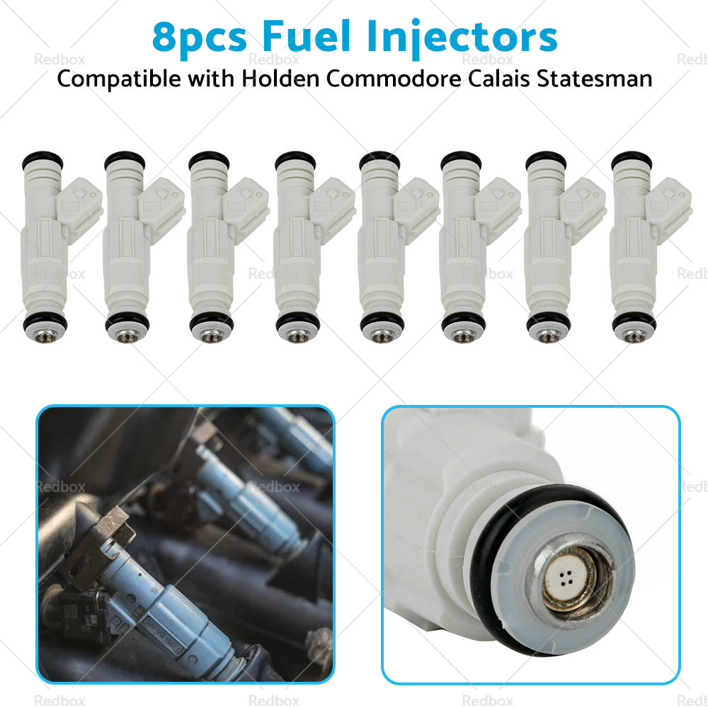 {{ 8x Fuel Injector Suitable For Holden Commodore VS VT VX VY 3. 8L V6 Calais 95-04 }} - Buy Car Parts Online at {{ Kaka Auto Parts }}.