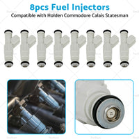{{ 8x Fuel Injector Suitable For Holden Commodore VS VT VX VY 3. 8L V6 Calais 95-04 }} - Buy Car Parts Online at {{ Kaka Auto Parts }}.