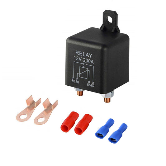 12V DC 200A Heavy Duty Car Relay Split Charge High Current 4Pin Starter Switch
