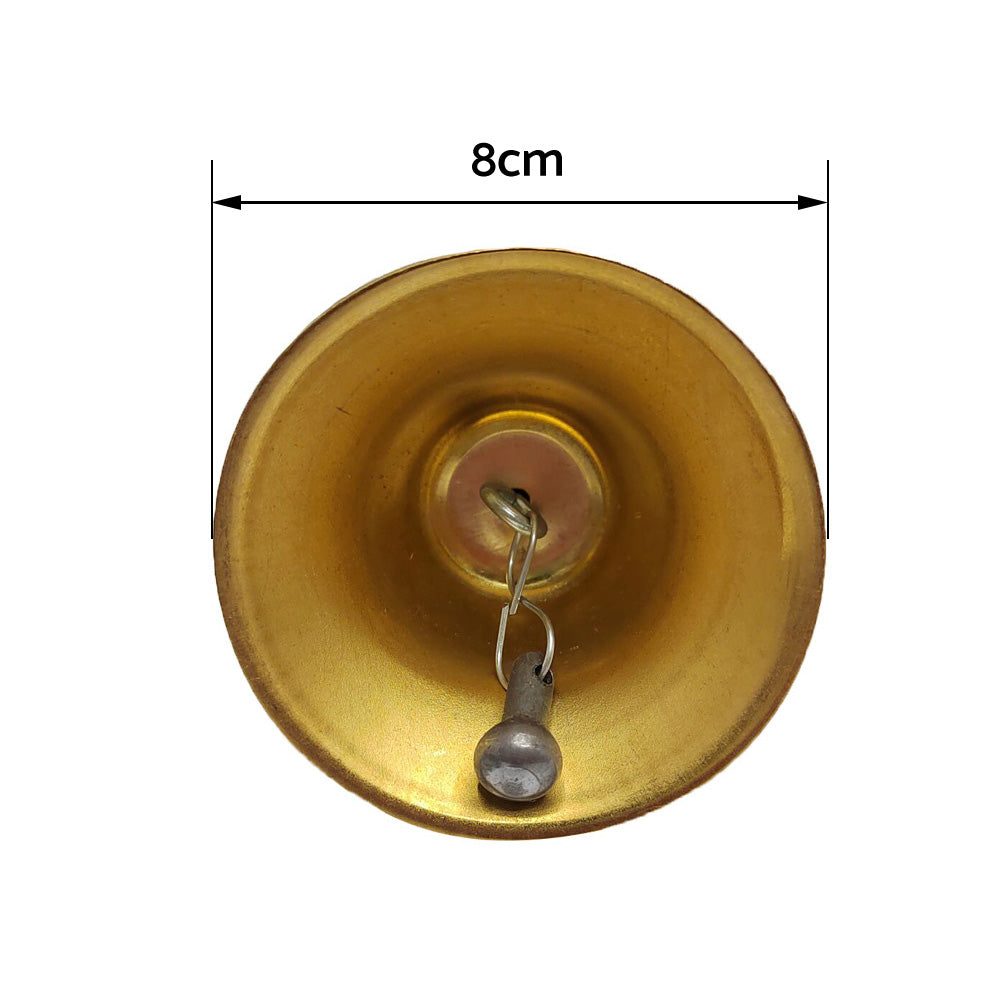 {{ Brass Hand Bell Loud Call Bell Handbell Desk Ringbell for Wedding Festival }} - Buy Car Parts Online at {{ Kaka Auto Parts }}.
