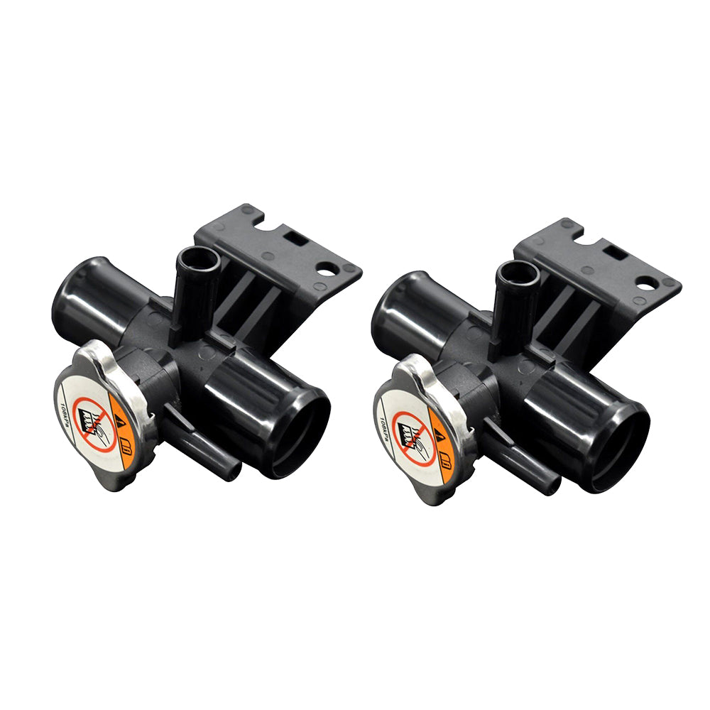 2x Radiator Coolant Filler Neck With Cap Suitable For Mitsubishi Lancer / Outlander Sport