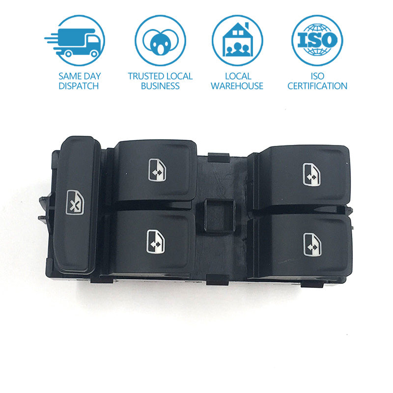 {{ 5G0959857 Power Window Switch Fits for SEAT Leon VW Golf MK7 Passat Tiguan Skoda }} - Buy Car Parts Online at {{ Kaka Auto Parts }}.