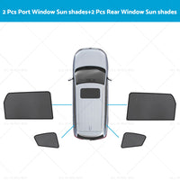 {{ Car Window Sun Shades Suitable for LDV D90 2017-2023 Rear Magnetic Blind Mesh }} - Buy Car Parts Online at {{ Kaka Auto Parts }}.