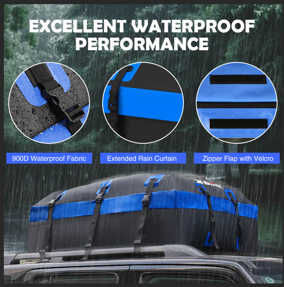 {{ Car Roof Cargo Bag Waterproof Carrier Suitable For SUVs Trucks Vans & Cars }} - Buy Car Parts Online at {{ Kaka Auto Parts }}.