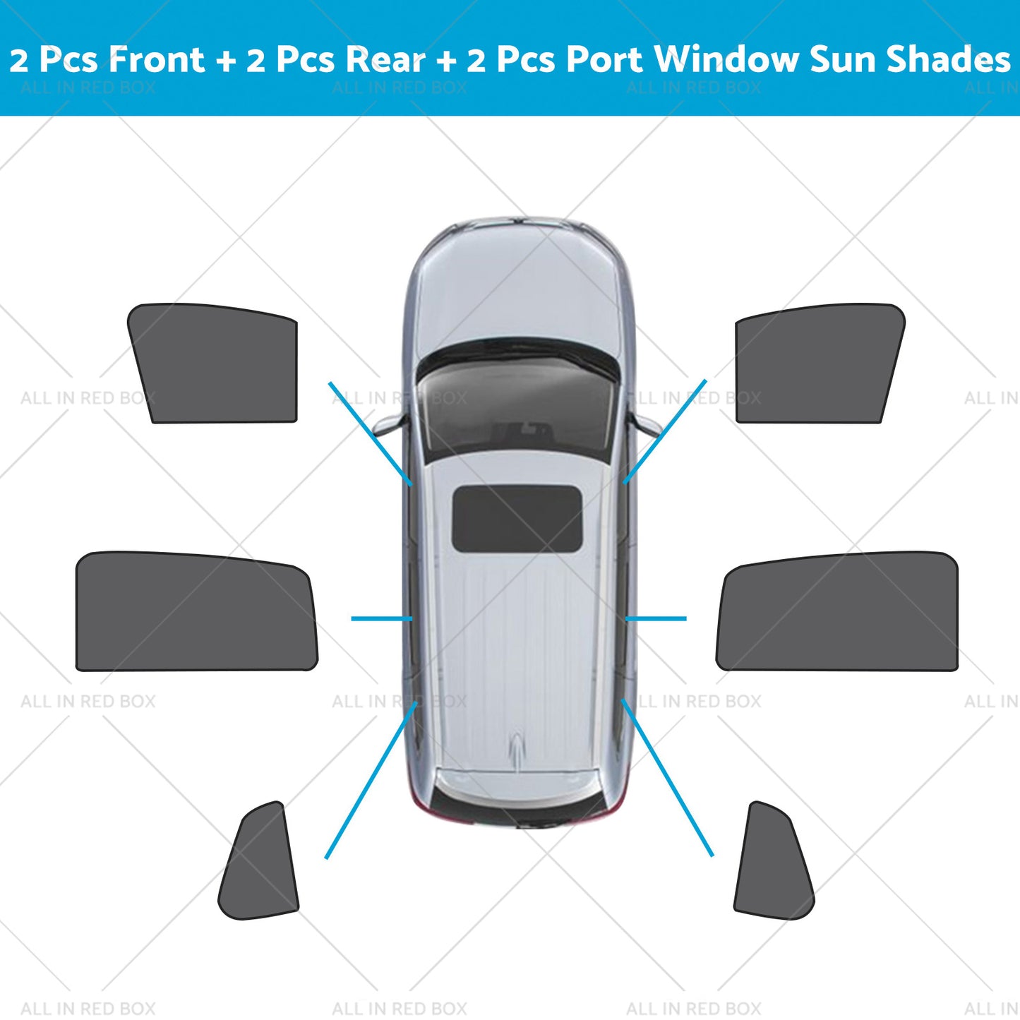 {{ Front Rear Port Window Magnetic Mesh Sun Shade Suitable for Toyota Corolla Cross }} - Buy Car Parts Online at {{ Kaka Auto Parts }}.