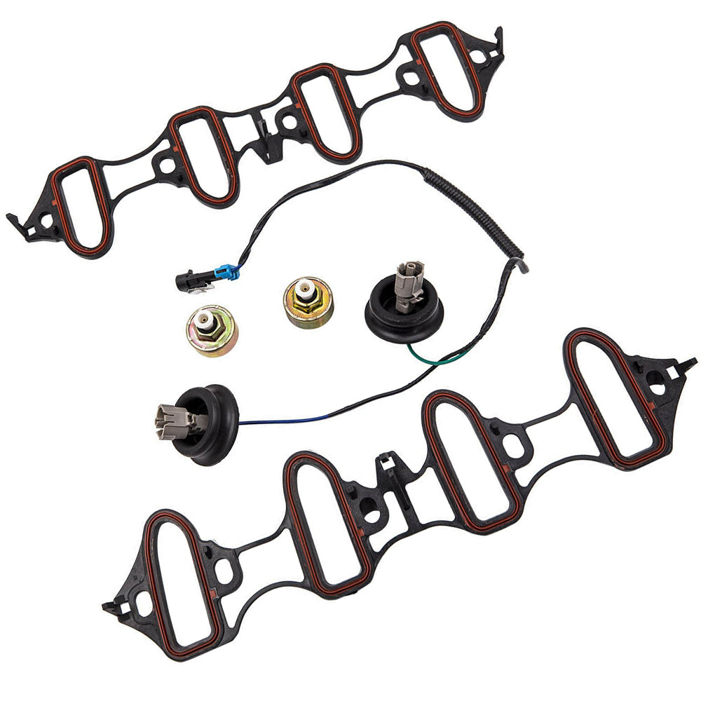 {{ Knock Sensor Harness & Intake Manifold Gasket Kit Suitable for GM 4.8L 5.3L 6.0L }} - Buy Car Parts Online at {{ Kaka Auto Parts }}.