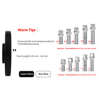 2PCS 10mm  Wheel Spacers Suitable For 6061-T6 Porsche Cayman Cayenne Panamera