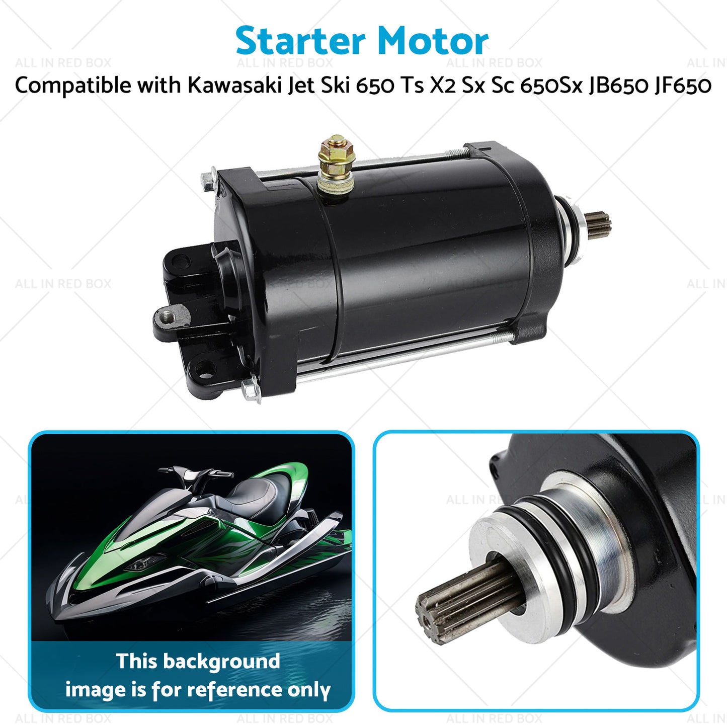 {{ Starter Motor Suitable for Kawasaki Jet Ski 650 Ts X2 Sx Sc 650Sx JB650 JF650 }} - Buy Car Parts Online at {{ Kaka Auto Parts }}.