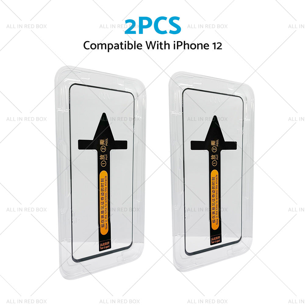 {{ 2PCS Screen Protector Tempered Glass Suitable For iPhone 12 Pro Max }} - Buy Car Parts Online at {{ Kaka Auto Parts }}.