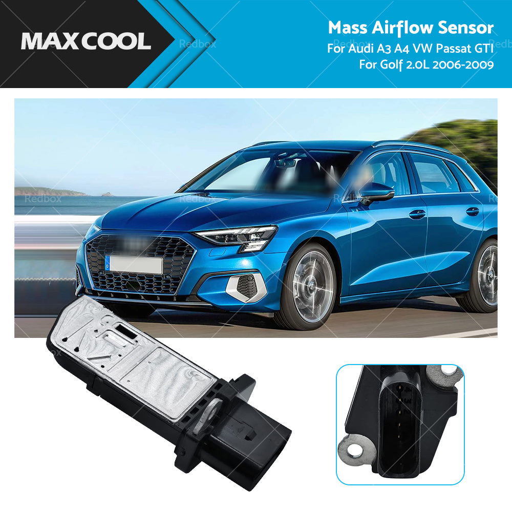 {{ Mass Air Flow Meter MAF Sensor 06F906461A for Audi A3 A4 VW Passat GTI Golf }} - Buy Car Parts Online at {{ Kaka Auto Parts }}.