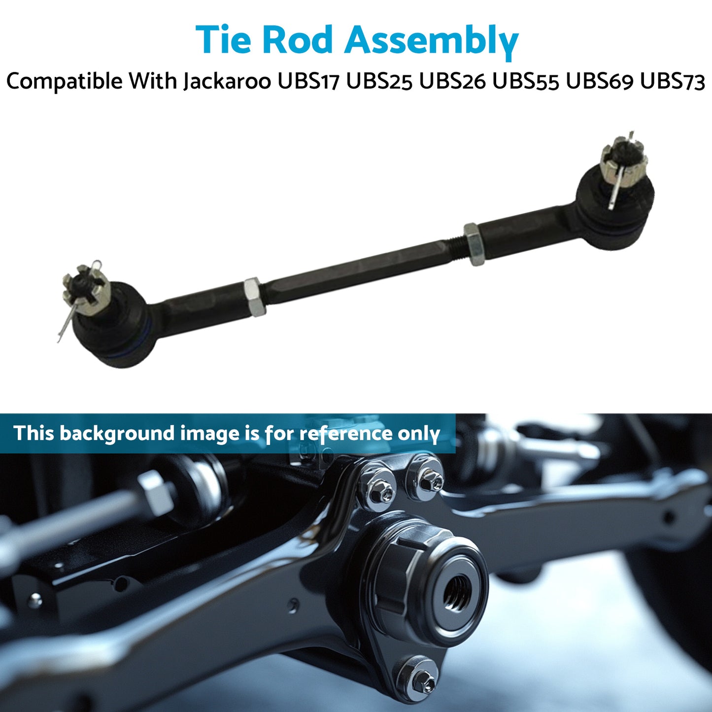 {{ Tie Rod Assembly Suitable for Jackaroo UBS17 UBS25 UBS26 UBS55 UBS69 UBS73 88-04 }} - Buy Car Parts Online at {{ Kaka Auto Parts }}.